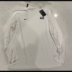 Long Sleeve BYU Nike dry fit shirt